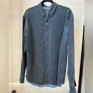 Tori Richard’s Men's Blue Button-Down Shirt